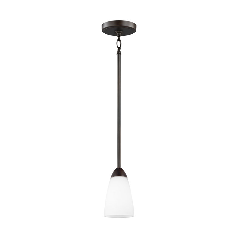 C6A562DC13684E3BB851423EE8F3E4DF Suspension miniature Séville 1 lumière bronze avec ampoule DEL, Oui, Sienne brûlée