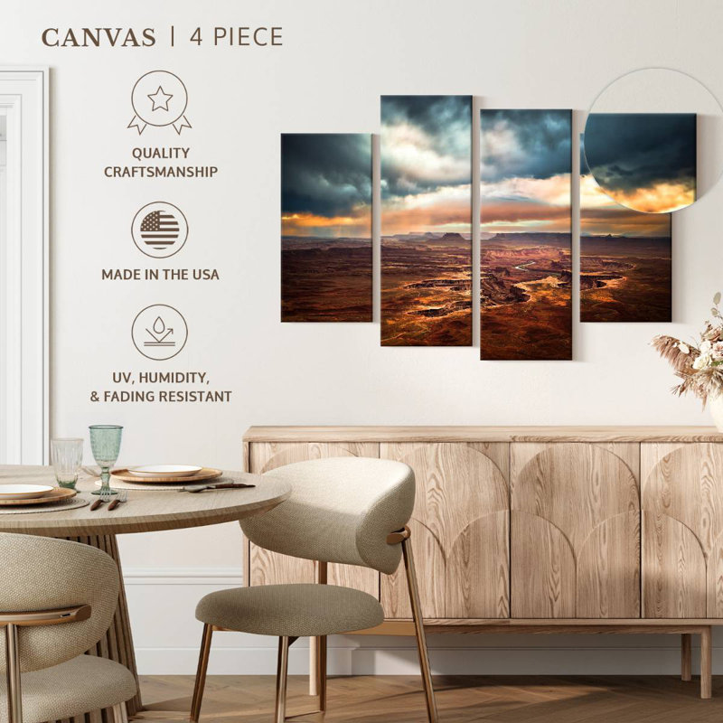 Stormy Canyonlands National Park, 27" H x 43" W