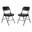 Ensemble de 4 chaises pliantes empilables en vinyle National Public Seating-61183730