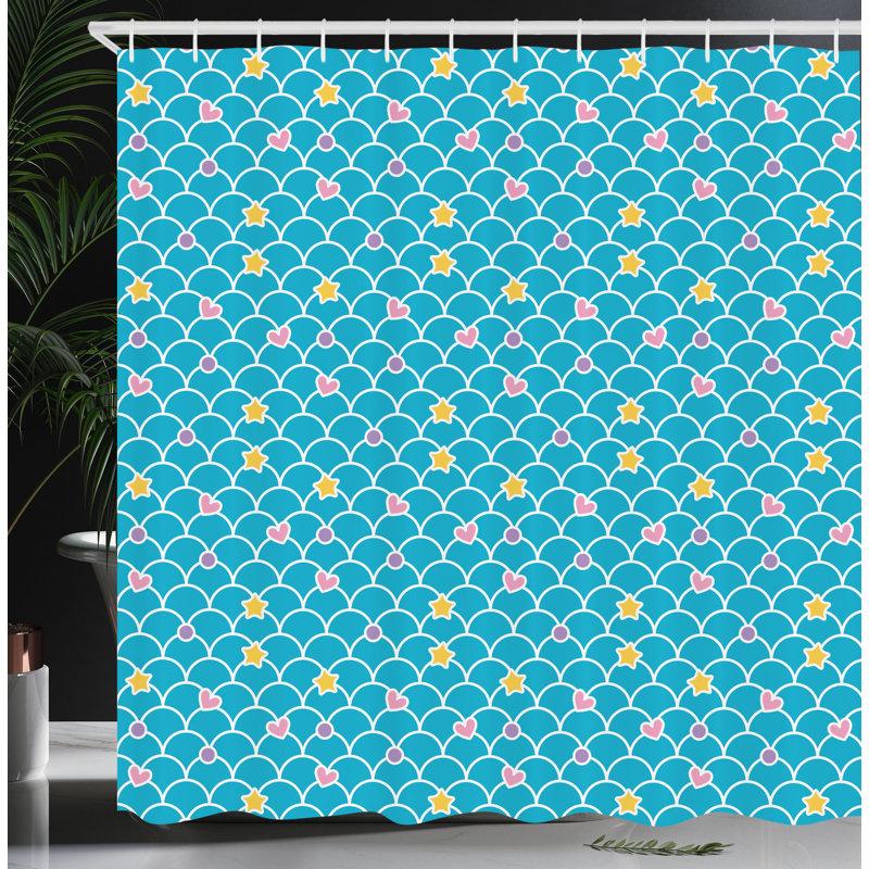 Rideau de douche East Urban Home, H 75 po x l 69 po