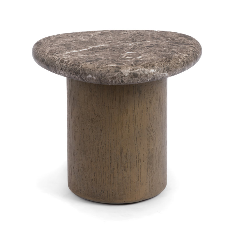 Table gigogne Marbello, Faux Travertine