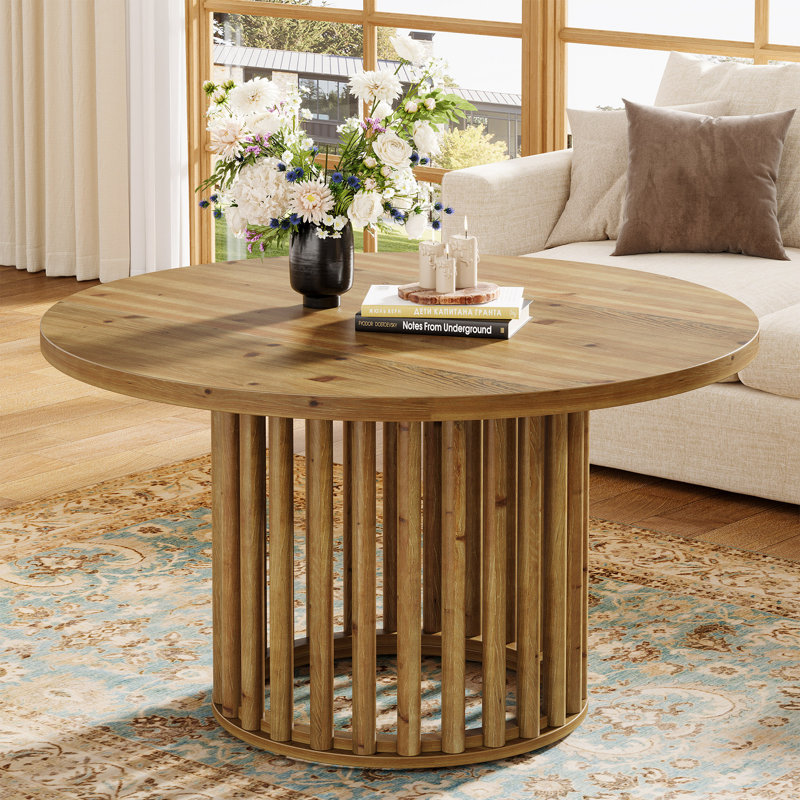 Solid Wood Abstract Coffee Table