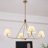Lidia 4-Light Dimmable 47.2’’ W Classic/ Traditional Fabric Dining Room Chandelier-223350871