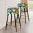 Loritta - Animal Print Bar Stools Set Of 2
