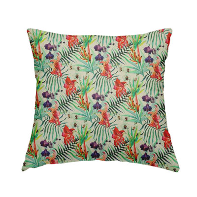 Olgethorpe Floral Square Throw Cushion