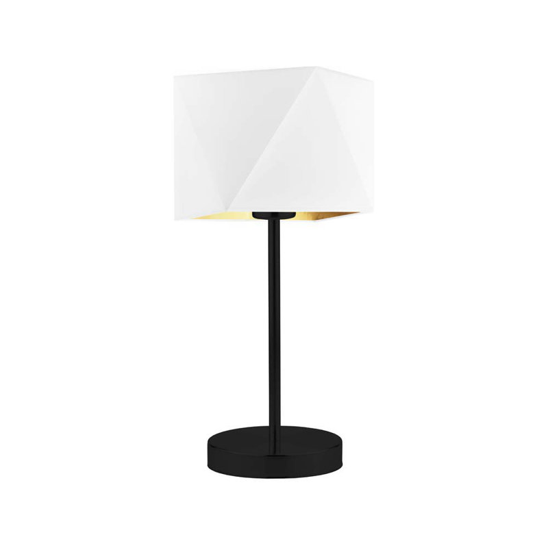 Candra Desk Lamp, White, Black