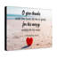 Give Thanks Unto The Lord 1 Chronicles 16:34 - Wrapped Canvas Print-1655040474