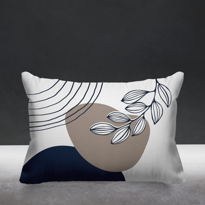Lupita Mid-Century Indoor/Outdoor Throw Pillow