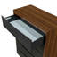 Commode 5 tiroirs Kayner - Gris anthracite