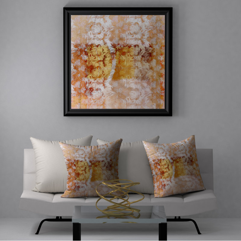 Housse de coussin carrée/insert, 18 po x 18 po