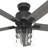 52" Techne 5 - Blade Ceiling Fan with LED Light Kit, Remote Control, WiFi Smart Fan, Easy Install-84931863