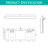 72" Engineered Stone Double Bathroom Vanity Top With Sink