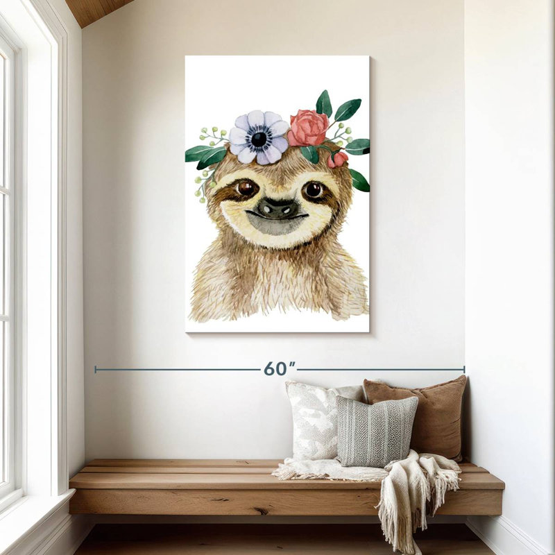 Mignon paresseux Brampt, H 45 po x l 30 po