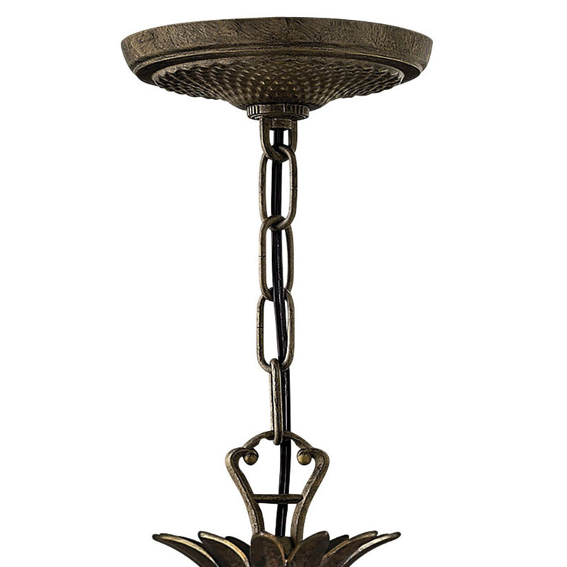Plantation 7 Light Chandelier, Pearl Bronze