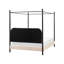Four Poster Bed Boucle DANNEMOIS-2030184317-2030184258