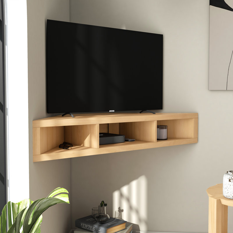 Babeth Wood TV Stand, Natural