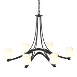 Oval Ribbon 6 - Light Shaded Classic/Traditional Chandelier