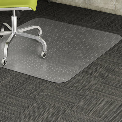 Rectangle Chair Mat with Bevelled Edge