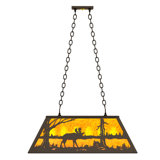 Old Forge 6-Light Pool Table Lights Geometric Pendant