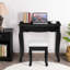 Ensemble coiffeuse avec tabouret et miroir Sindelar-617118522