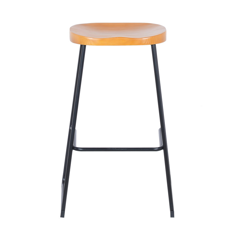 Tabouret en bois massif 30,7 po