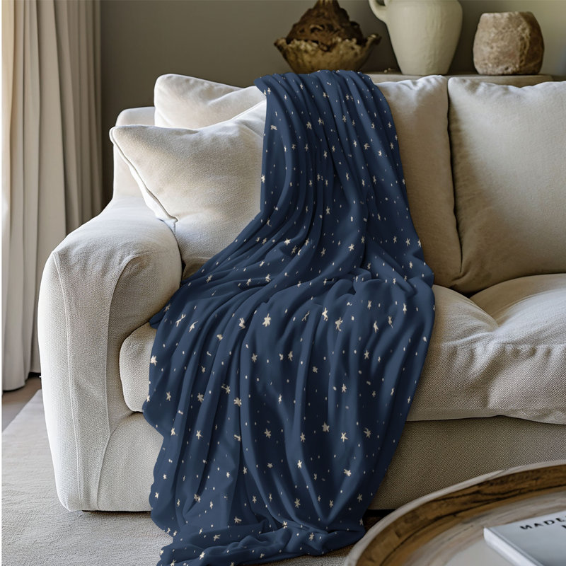 Starry Celestial - 1 Piece Premium Blanket, Queen