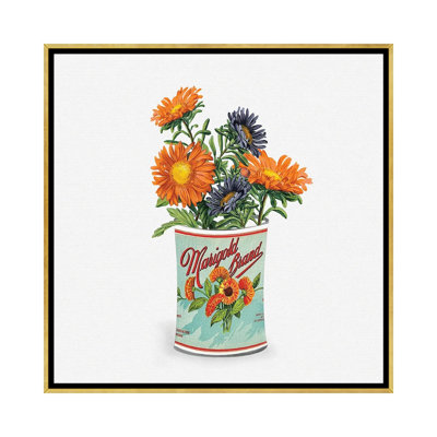Marigold Brand - reproduction d'art murale - toile encadrée