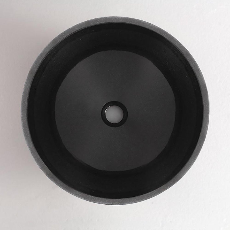 Lavabo de salle de bain vasque circulaire Obelisk