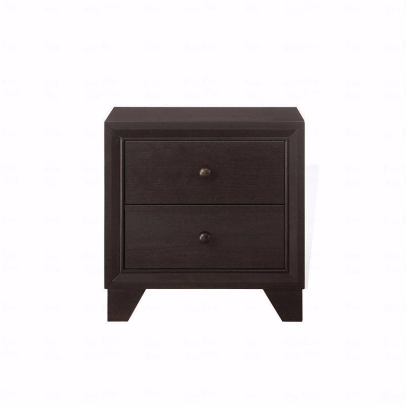 Table de chevet 2 tiroirs Woodenen