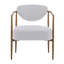 Chaise d'appoint en fausse fourrure pour chaise de salon et chaise de chambre à coucher