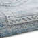 Bodak area rug Digitally Printed Light Blue