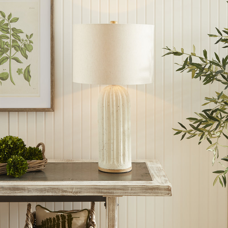 Lampe de table blanche 22 po
