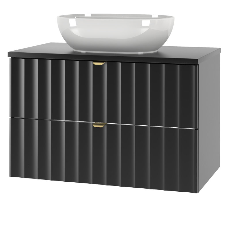 Ahmid Bathroom Storage, Black