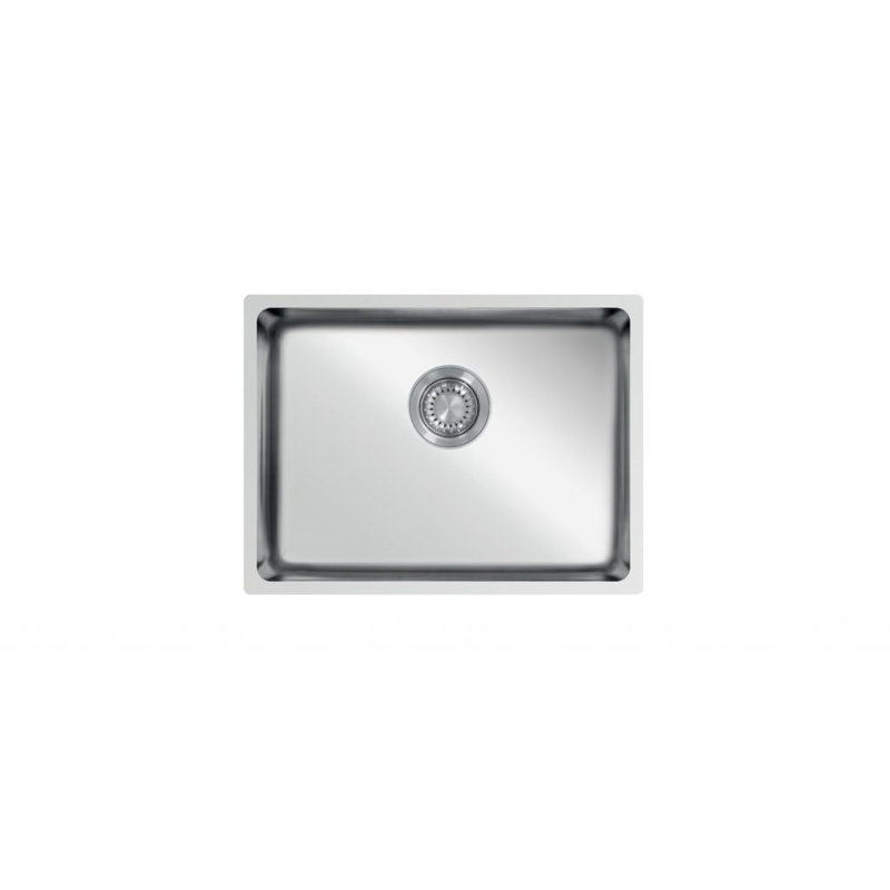 Ukinox W Single Bowl Stainless Steel Kitchen Sink, 215mm H x 540mm W x 440mm D