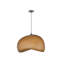 Luminaire suspendu en polyester 1 lumière brun-145249594