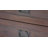 Monroe 38"W Solid Acacia Wood Rustic Square Coffee Table with 2 Drawers and Open Shelf-12130262