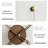Brown Round Pendulum Wall Clocks