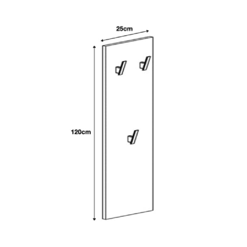 Corido 3 - Hook Coat Rack
