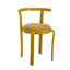 Ensemble 2 pièces de chaise de salle à manger Dopamine avec cadre brillant-1439547403