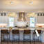 Lustre rond en cristal argenté-289057427