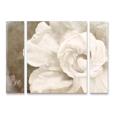 " Petals Impasto II " by Color Bakery 3 - Pieces