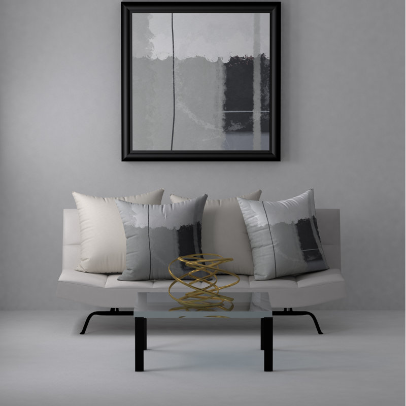 Housse de coussin décorative carrée et luxueuse Selen, 24" X 24"