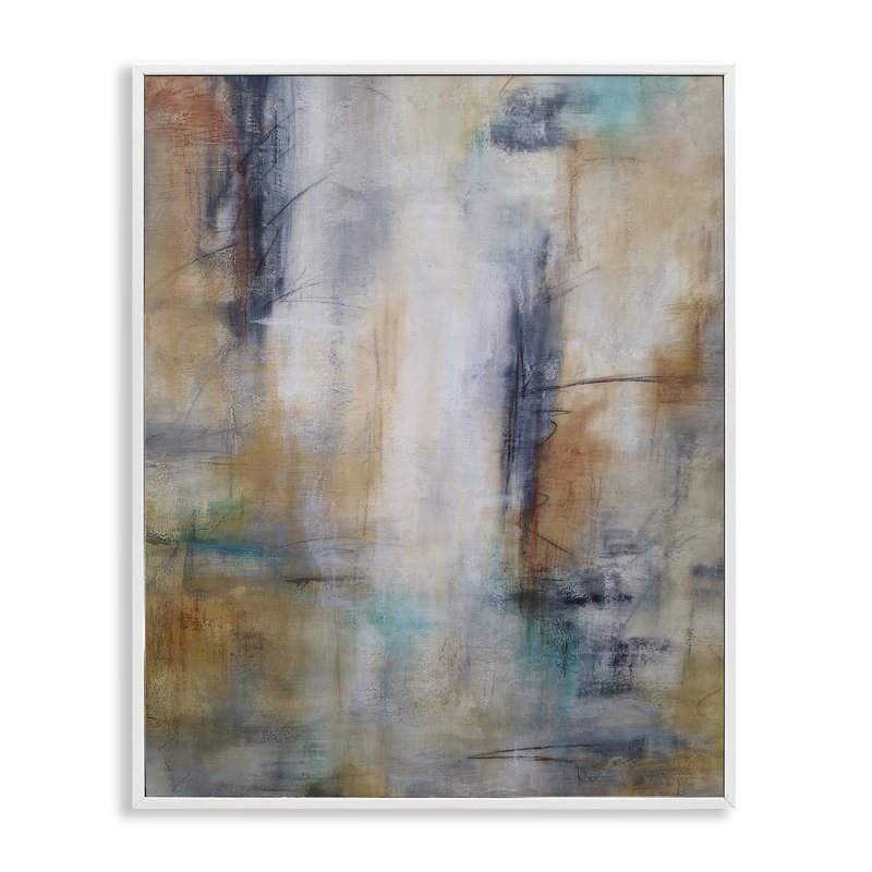 Giclée encadrée par Desert Fade Abstraction, design par Michelle Hutchins, H 30 po x l 24 po