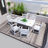 Patio Dining Chair Of 2 With , Hips, Pure White Wood Grain Look, Outdoor Comfortable Seating 2 Arms, Hips Made, Relaxing Choice-643887078