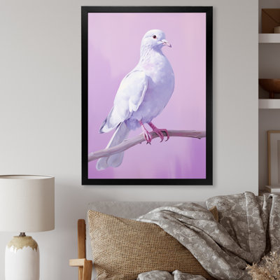 Colombe polie I sur toile