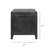 Raman Wood Bedside Table