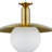 Janice Metal Pendant Light, Gold