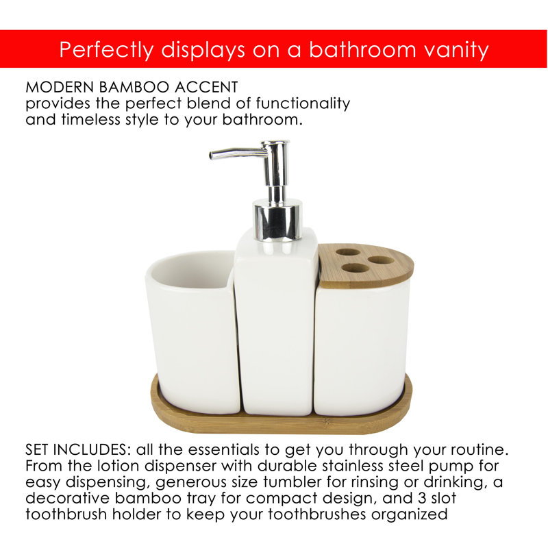 Ensemble d'accessoires de salle de bain Faron