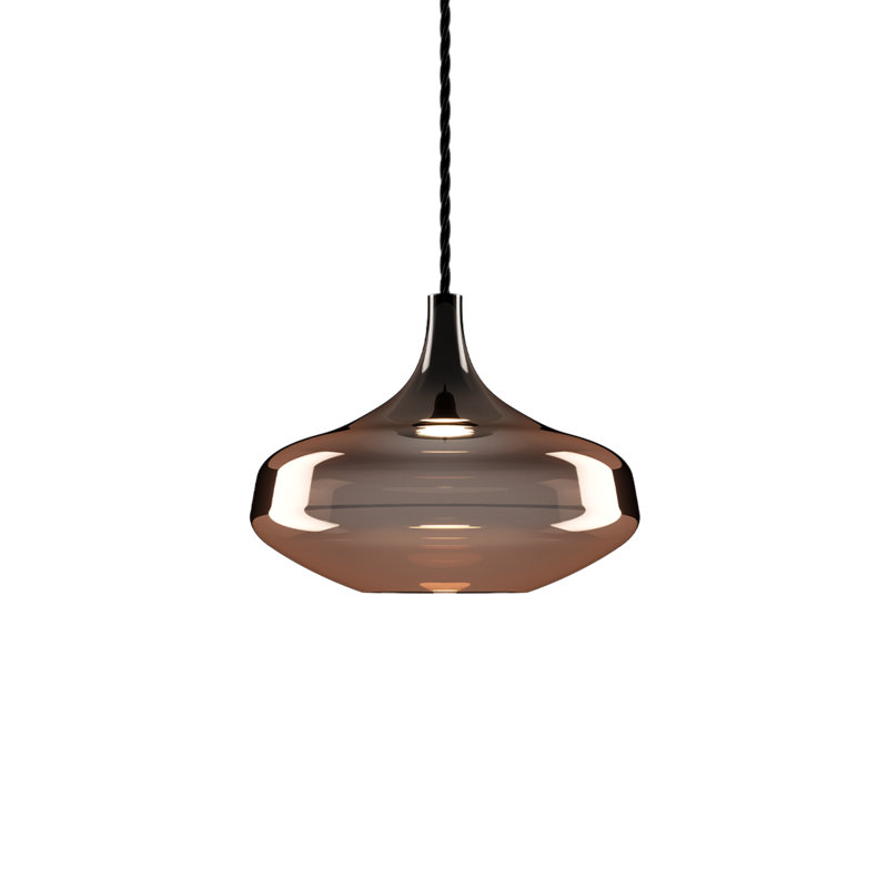 Nostalgia 1 - Light LED Pendant, Glossy Bronze/Black