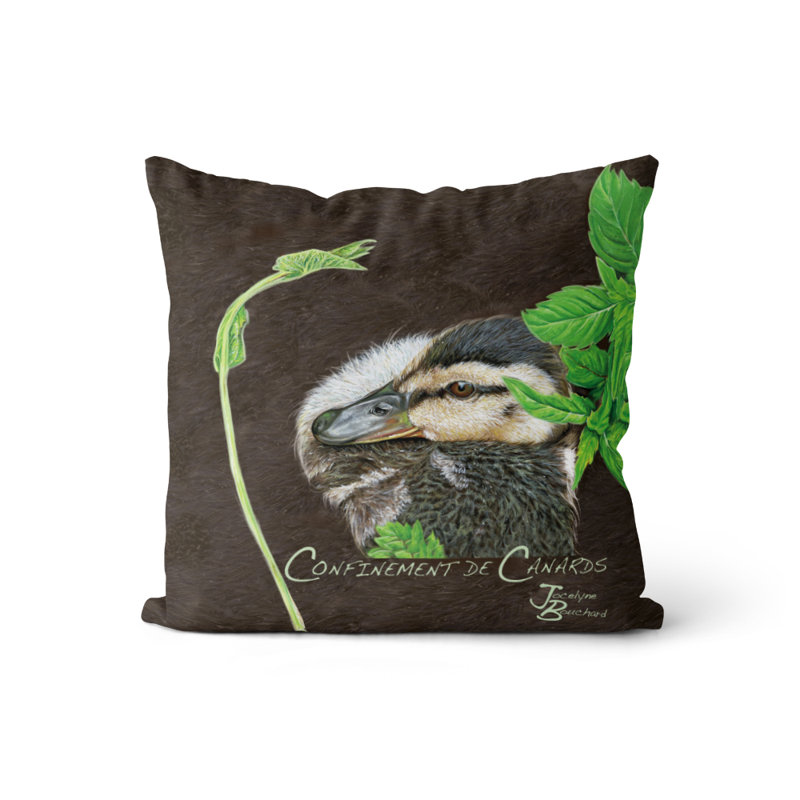 Housse de coussin carré Coussin J.